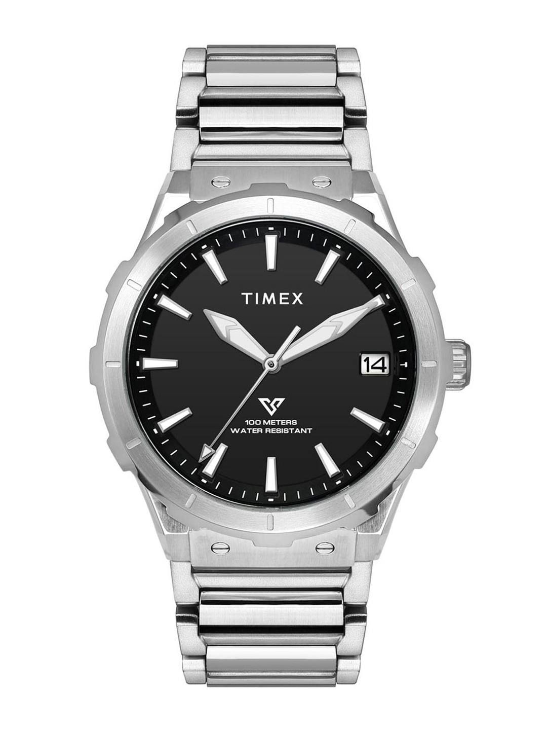 

Timex Men Dial & Stainless Steel Straps Analogue Watch TWEG24805, Black