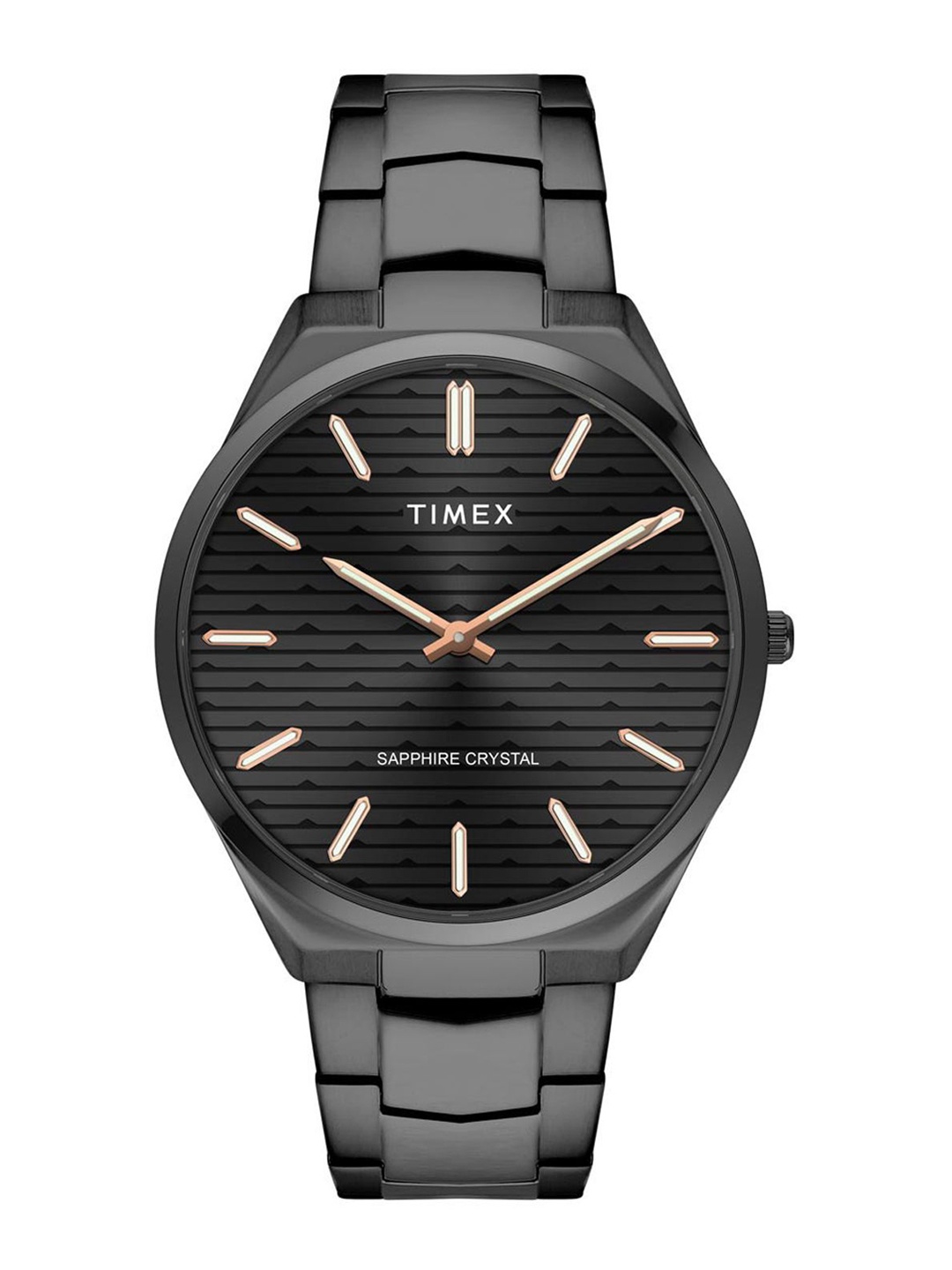 

Timex Men Dial & Stainless Steel Straps Analogue Watch TWEG25803, Black