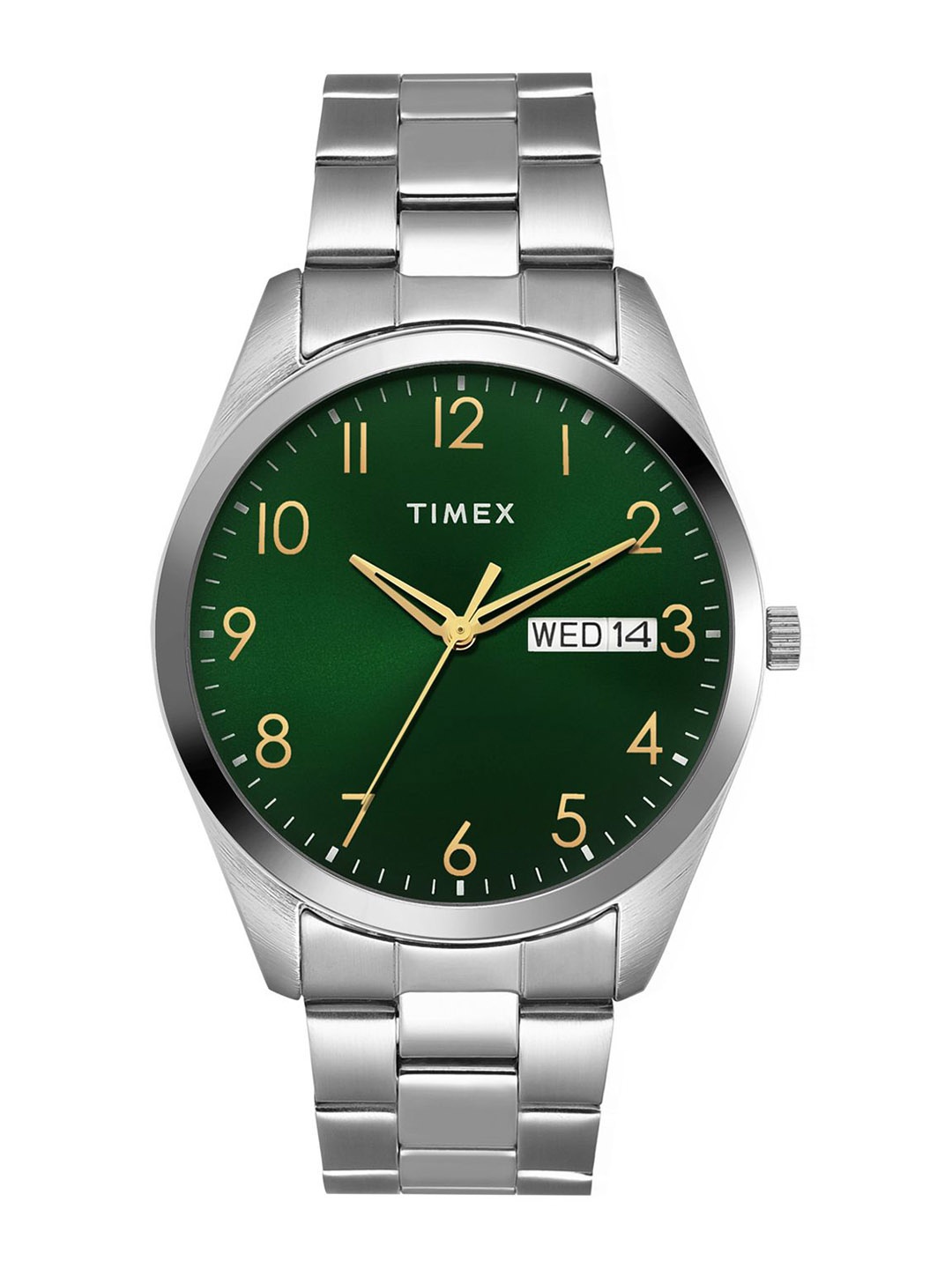 

Timex Men Brass Dial & Stainless Steel Straps Analogue Watch TWTG10421, Green