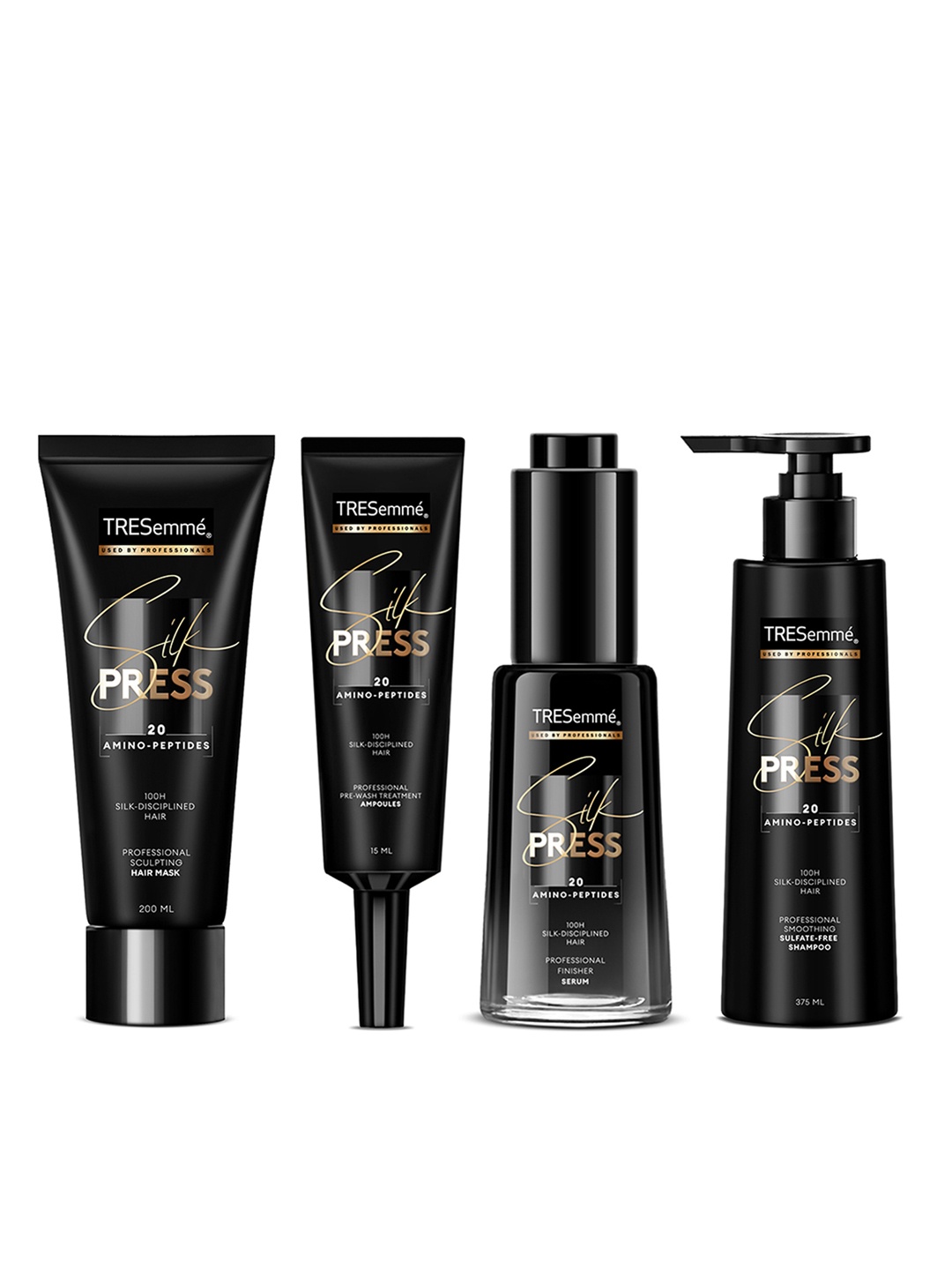 

TRESemme Silk Press Hair Care Combo, Black