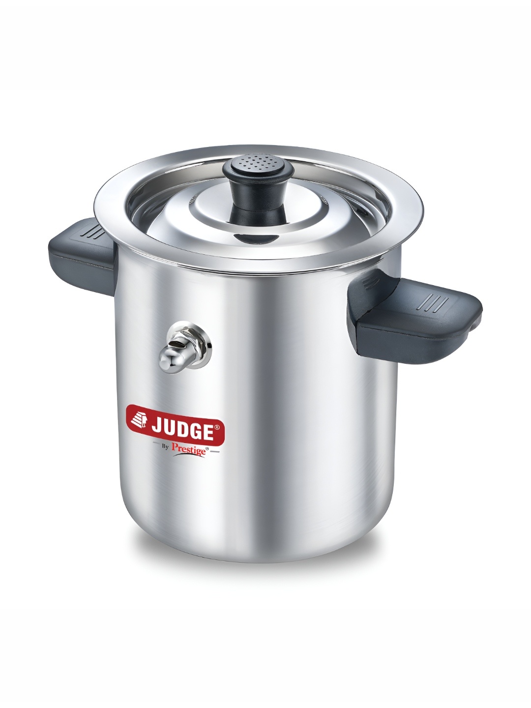 

JUDGE By Prestige Silver-Toned & Black Induction Base Stainless Steel Milk Cooker 1.5L