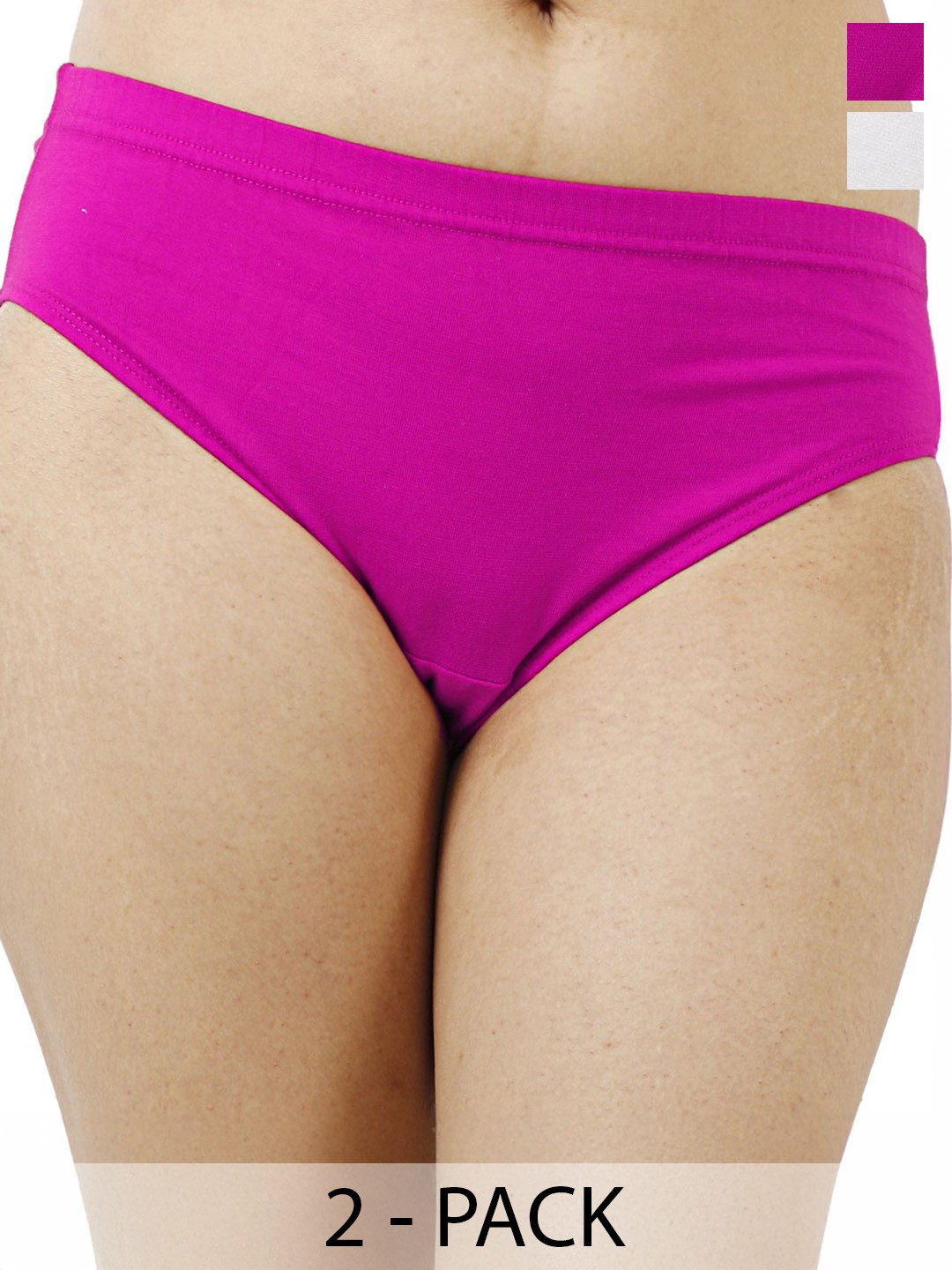 

Diving Deep Pack Of 2 Hipster Briefs 9_4Pantiees comb 2_XL, White