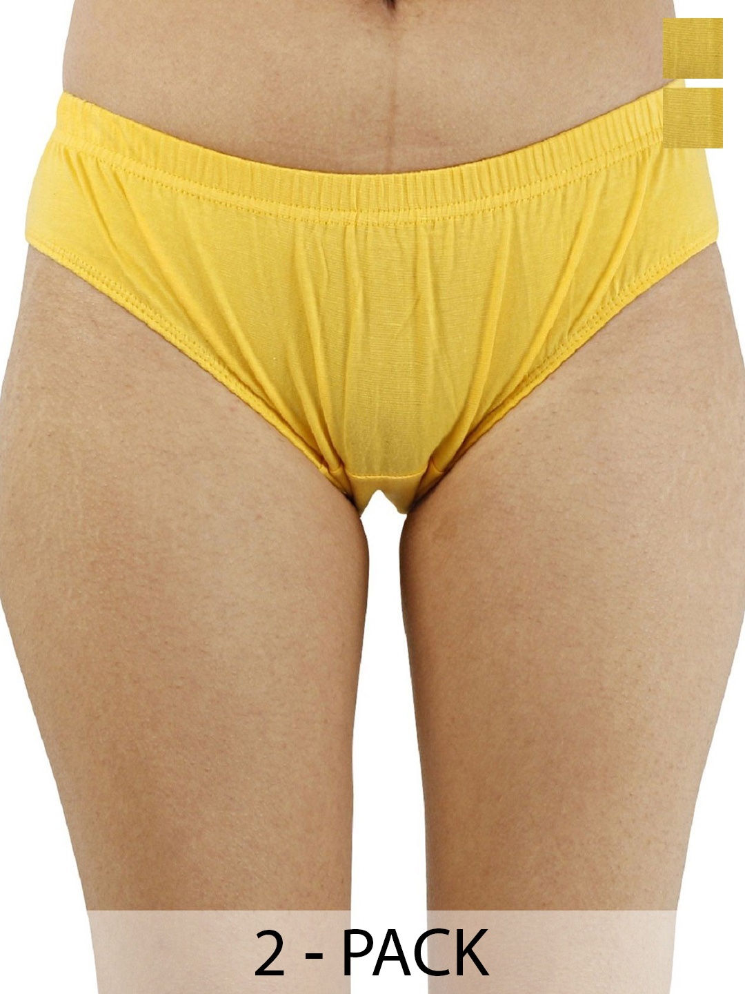 

Diving Deep Pack Of 2 Cotton Hipster Briefs 5_4Pantiees comb 2_XL, Yellow
