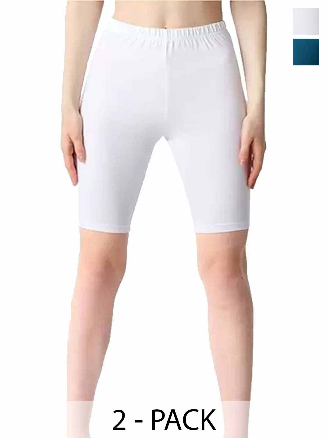 

Diving Deep Pack Of 2 Cotton Boy Shorts Briefs, White