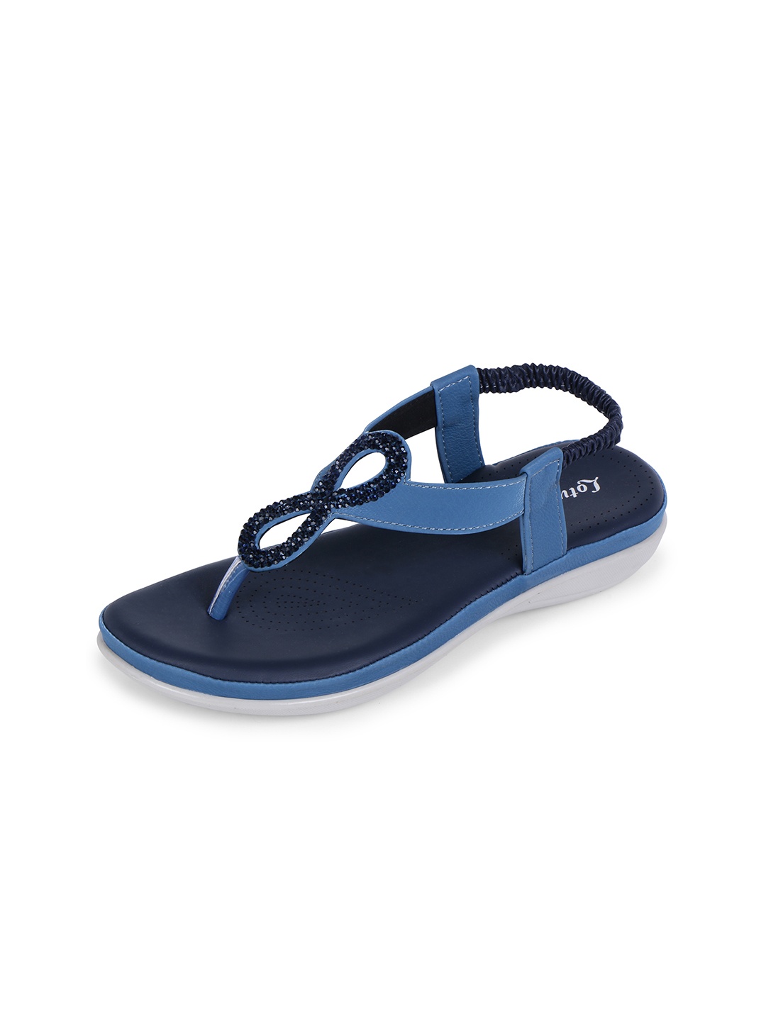 

Lotusfeet Wedge Sandals, Navy blue