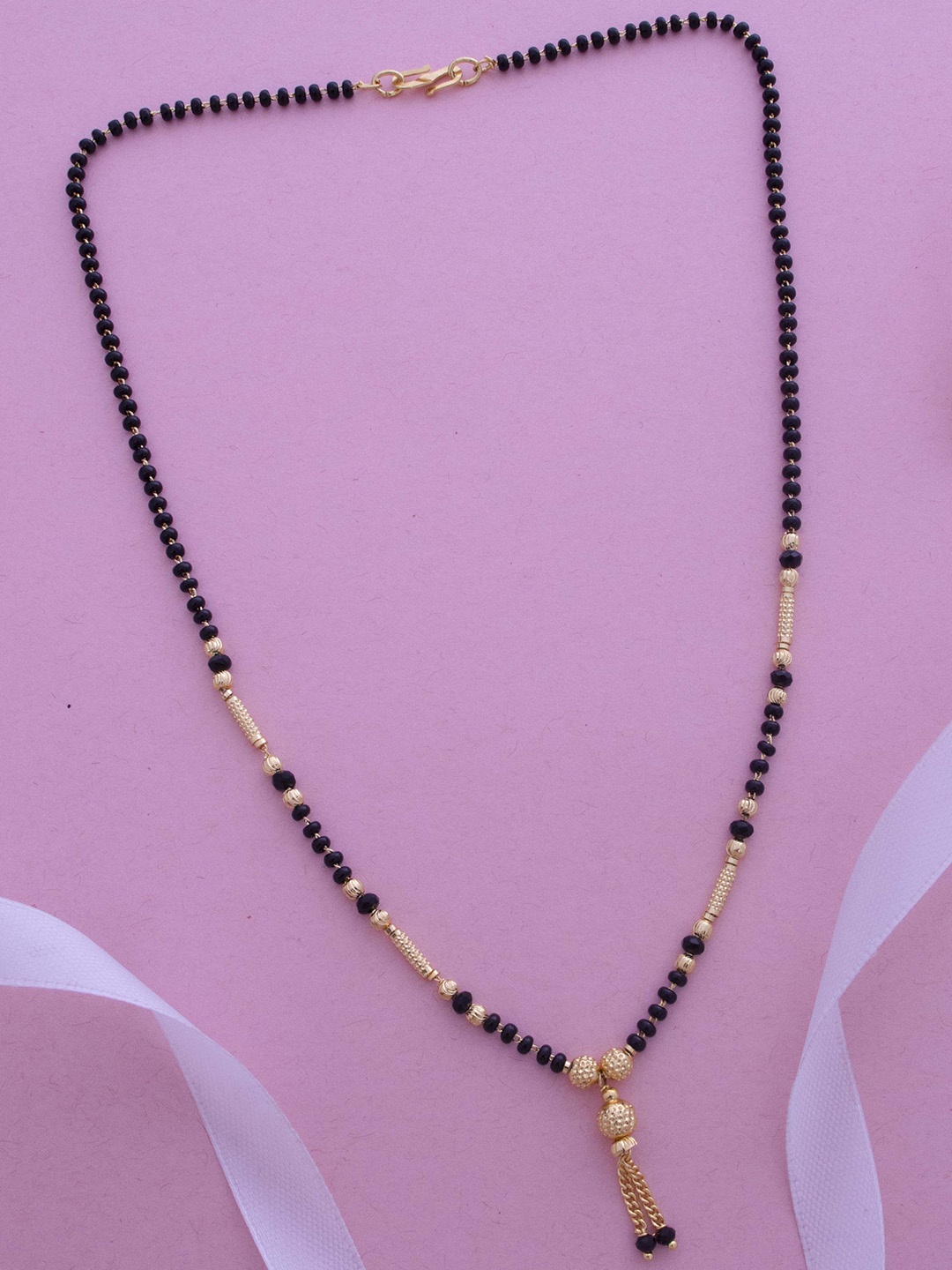 

Ramdev Art Fashion Jwellery Gold-Plated Artificial Beads Mangalsutra
