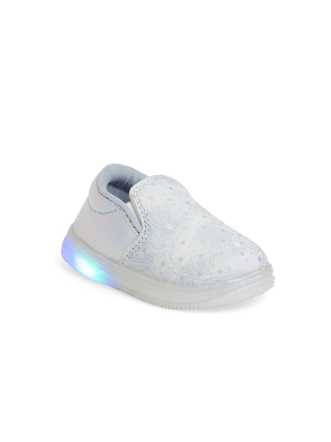 

CHiU Unisex Kids Slip-On Sneakers, Silver