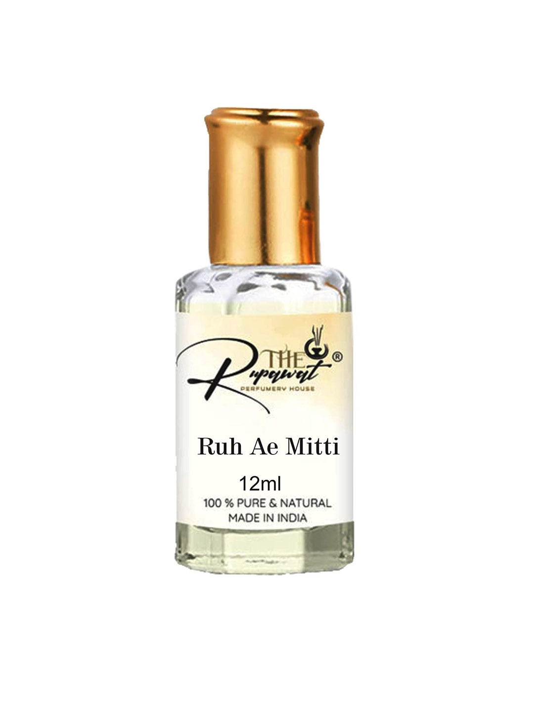 

THE RUPAWAT Perfumery House Ruh Ae Mitti Natural & Alcohol Free Attar - 12 ml, Transparent
