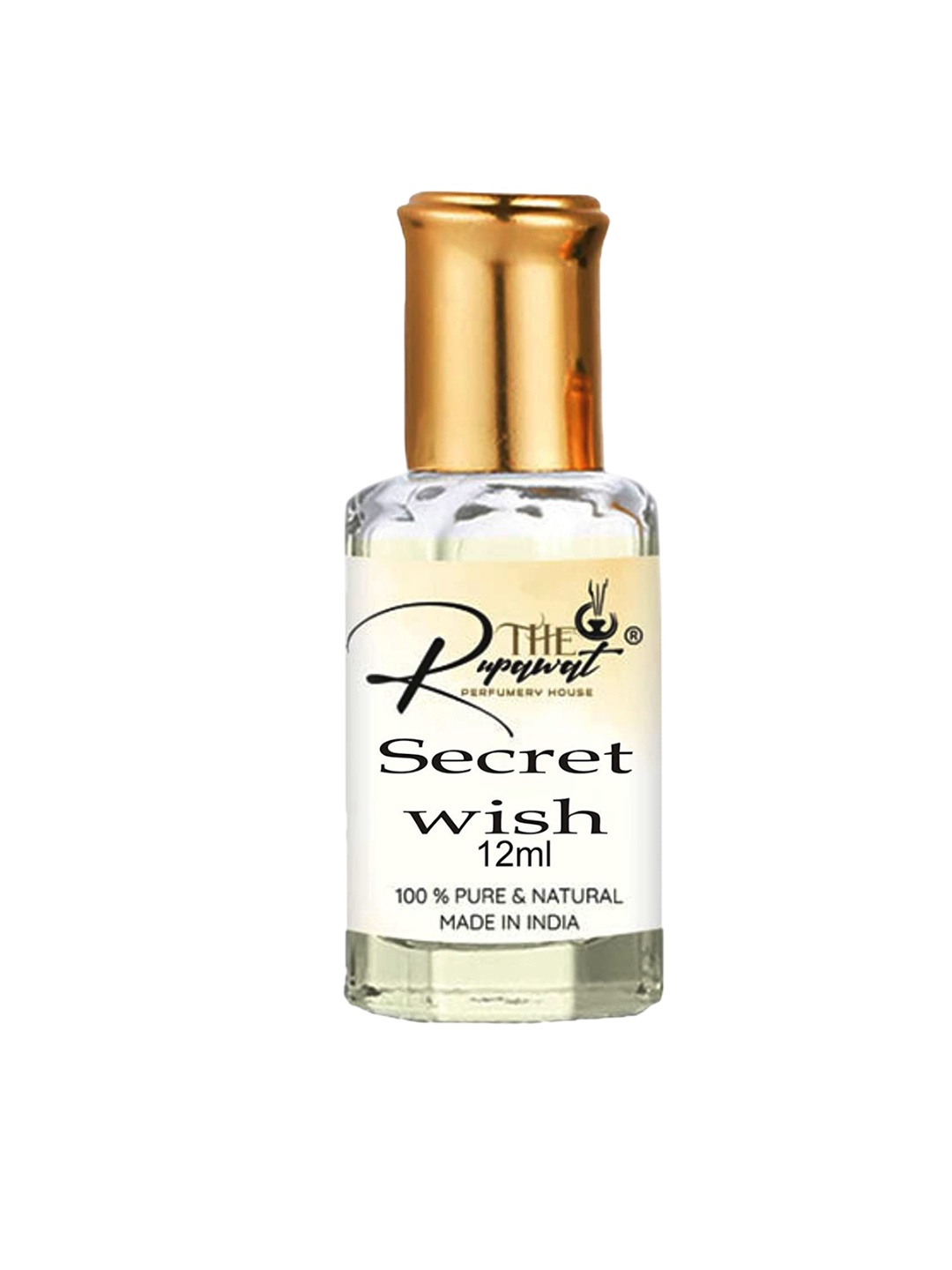 

THE RUPAWAT Perfumery House Secret Wish Natural & Alcohol-Free Attar - 12 ml, Transparent