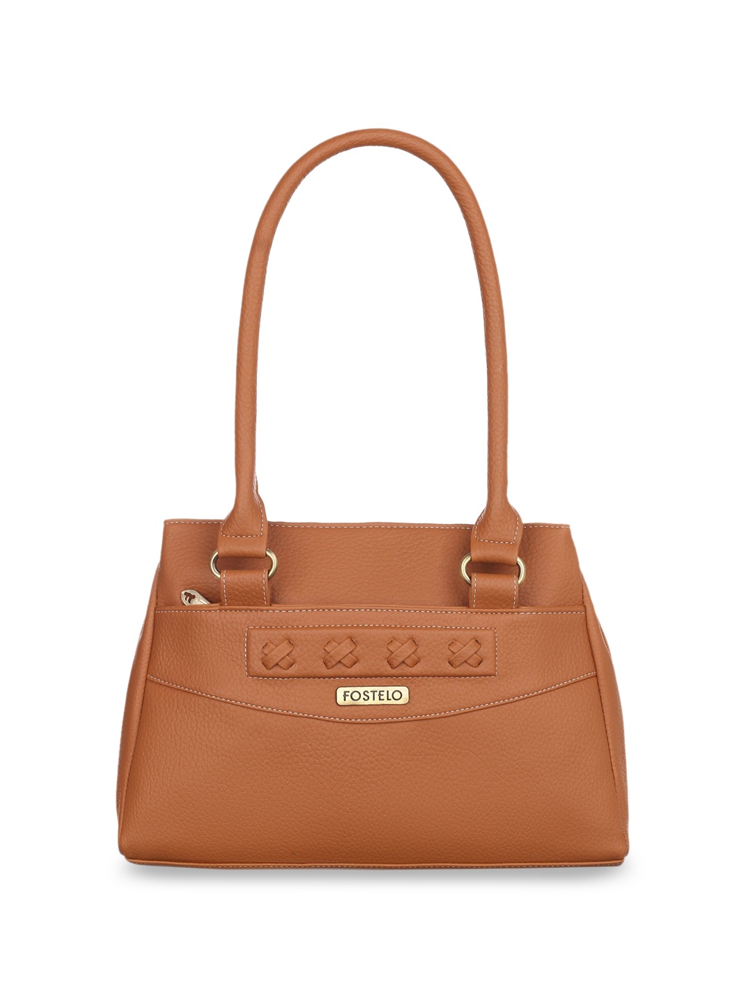 

Fostelo Women Solid Structured Shoulder Bag, Tan