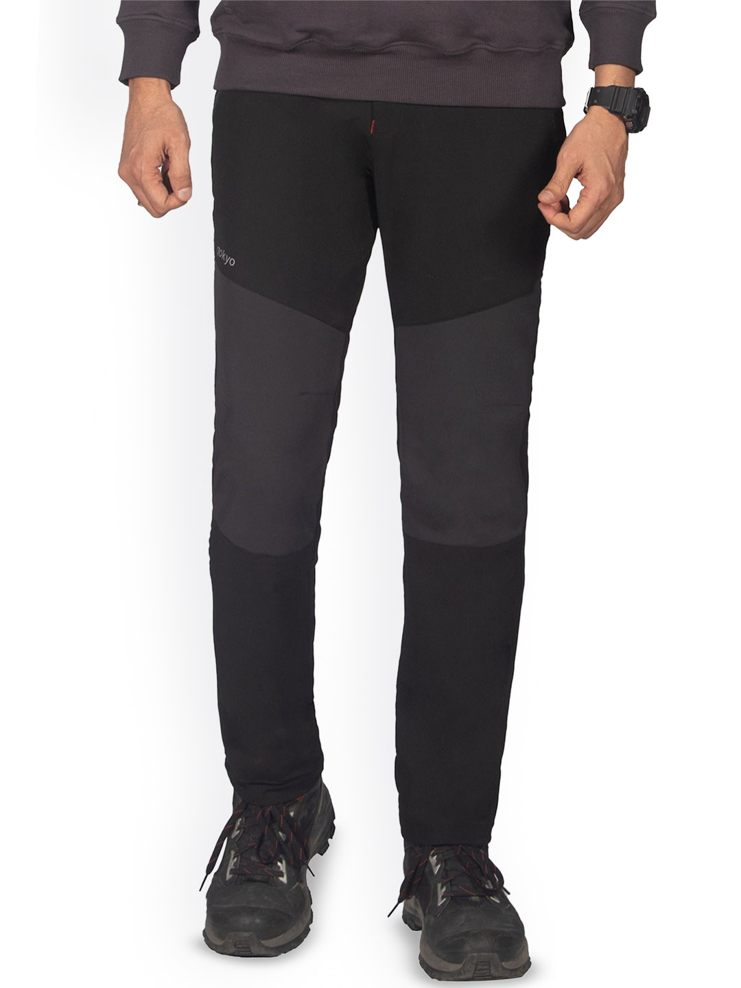 

GOKYO Men All Weather Trekking Track Pants, Black