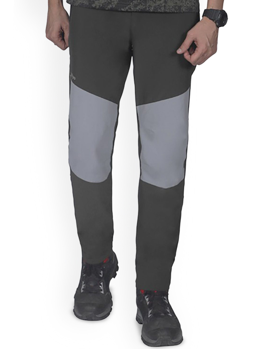 

Gokyo Men Color-Blocked Ultralight Trekking Track Pants, Grey