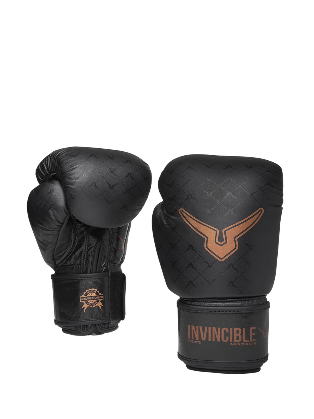 

Invincible Special Edition Muay Thai Pro Boxing Gloves, Black