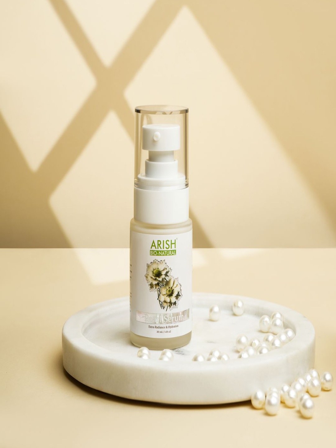 

ARISH BIO-NATURAL Pearl Serum For Extra Radiance & Hydration - 30 ml, White