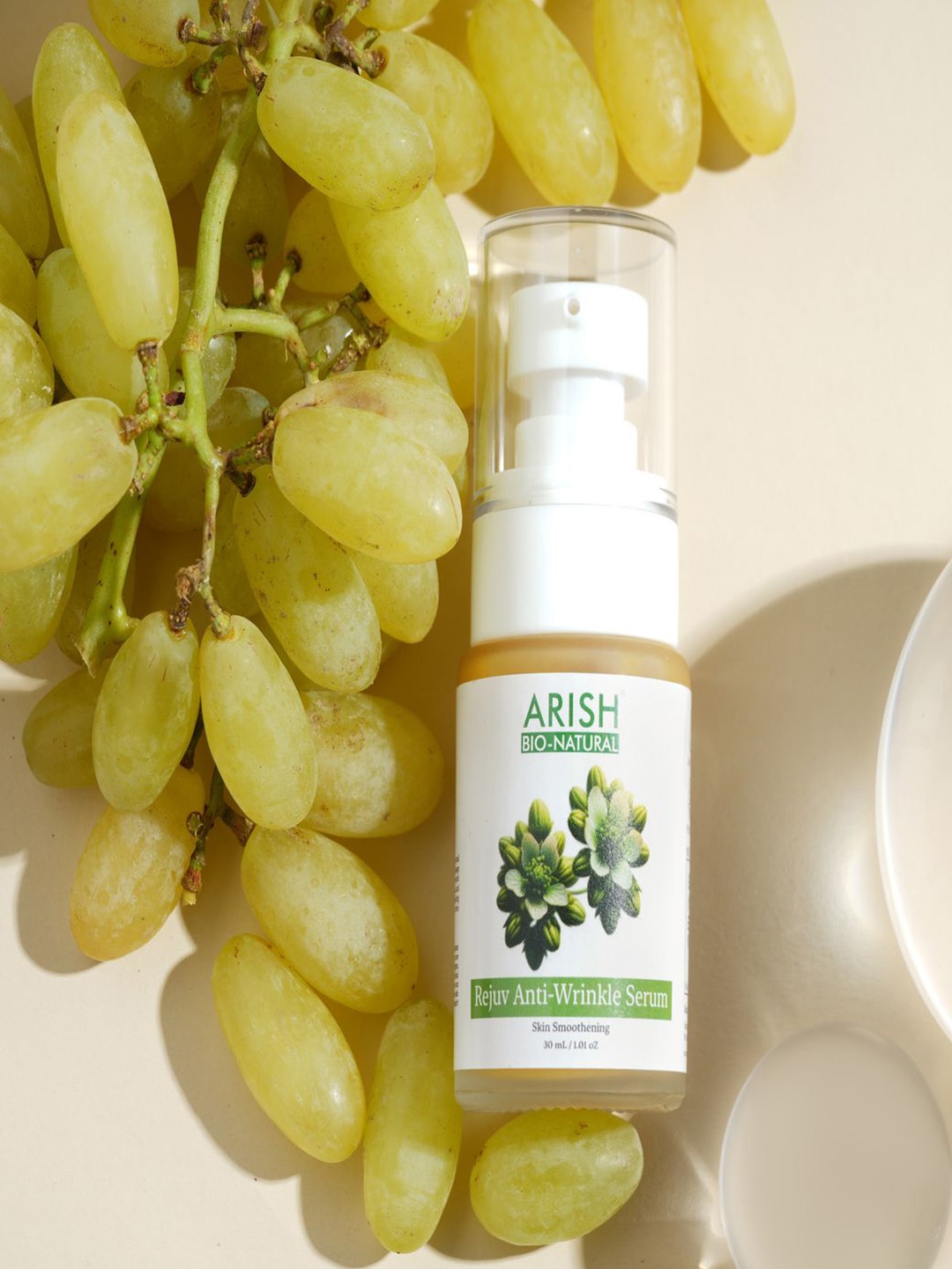 

ARISH BIO-NATURAL Rejuv Anti-Wrinkle Serum For Skin Smoothening - 30 ml, White