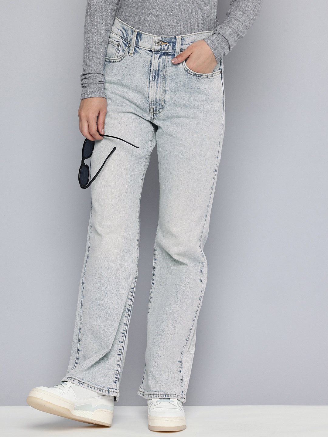 

Levis Women Heavy Fade Stretchable Jeans, Blue