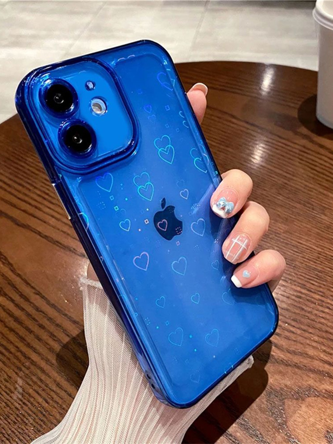

Luxury Kase LK121 3D Laser iPhone 11 Back Case, Blue