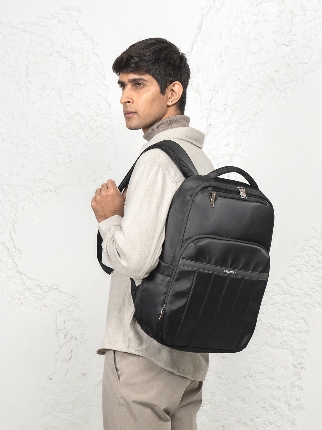 

Assembly Unisex Backpack, Black
