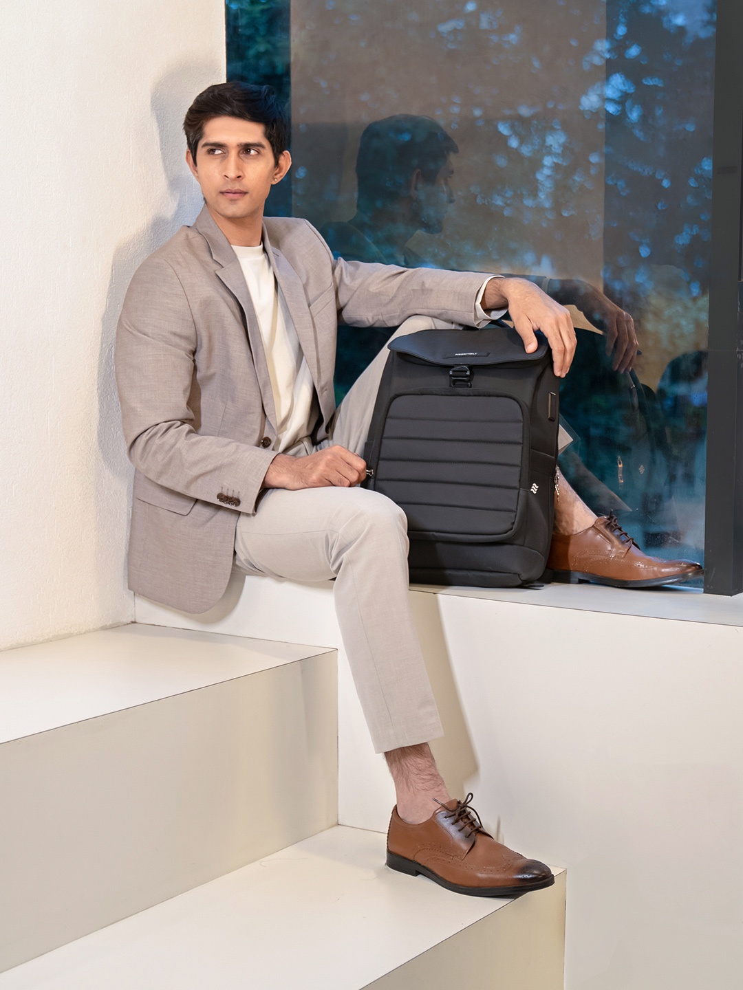 

Assembly Unisex Backpack, Black