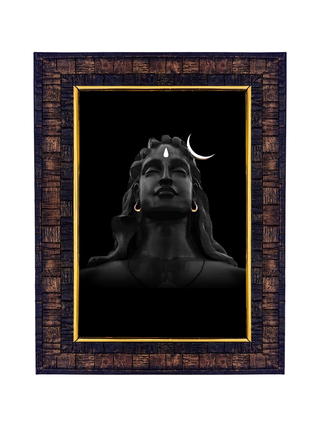 

Hawai Brown & Black Adi Shankar Wooden Photo Frame