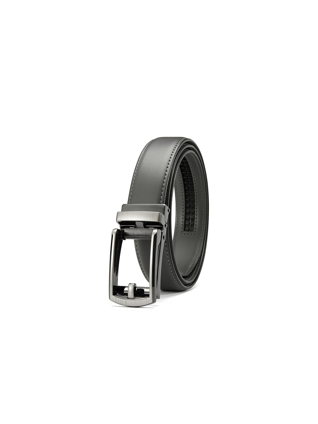 

CONTACTS Men Leather Formal Belt, Grey