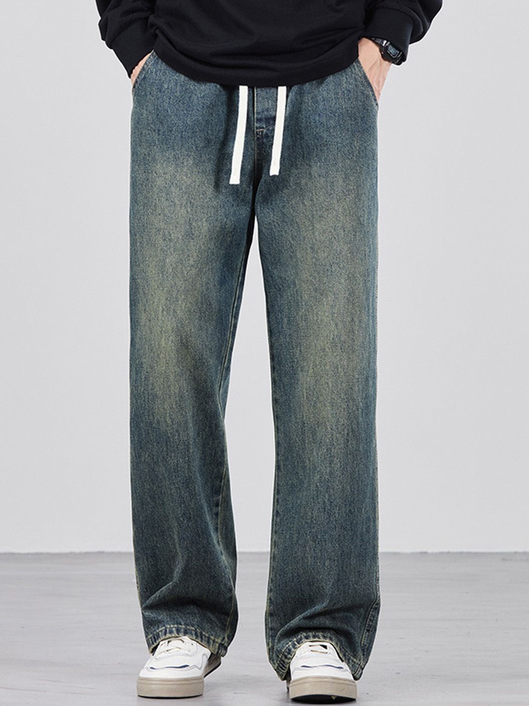 

StyleCast Men Straight Fit Jeans, Blue
