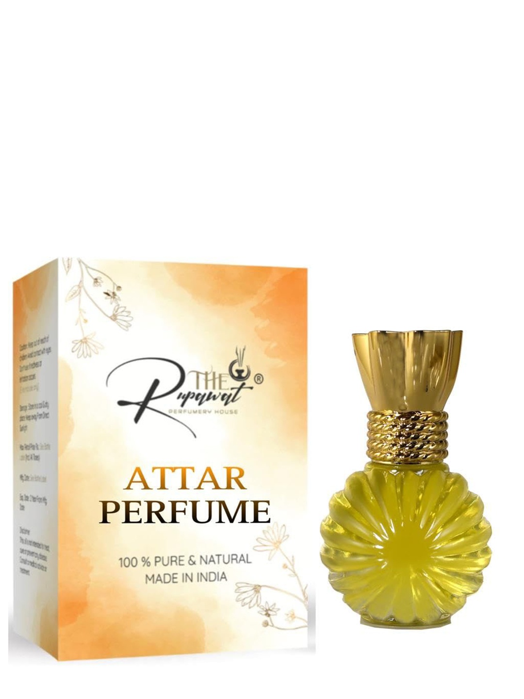 

THE RUPAWAT Perfumery House Unforgettable Premium Natural & Alcohol Free Attar - 12 ml, Transparent