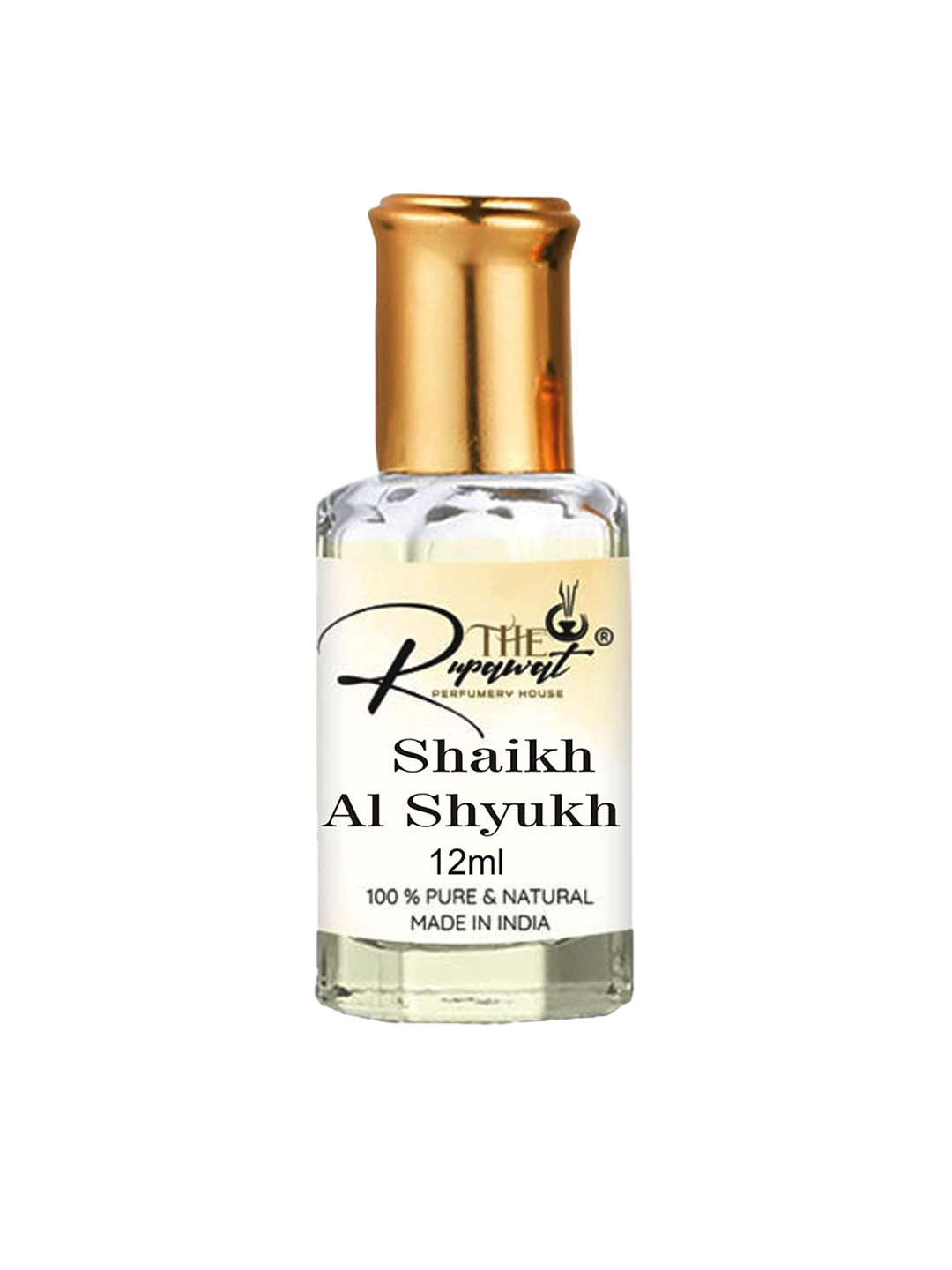 

THE RUPAWAT Perfumery House Shaikh Al Shayukh Natural & Alcohol Free Attar - 12 ml, Transparent