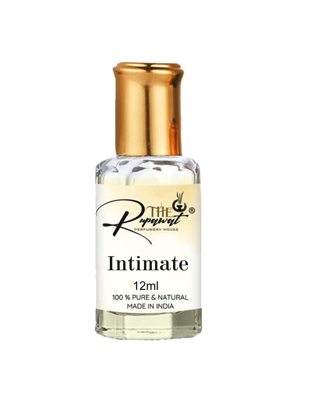 

THE RUPAWAT Perfumery House Intimate Natural & Alcohol Free Attar - 12 ml, Transparent