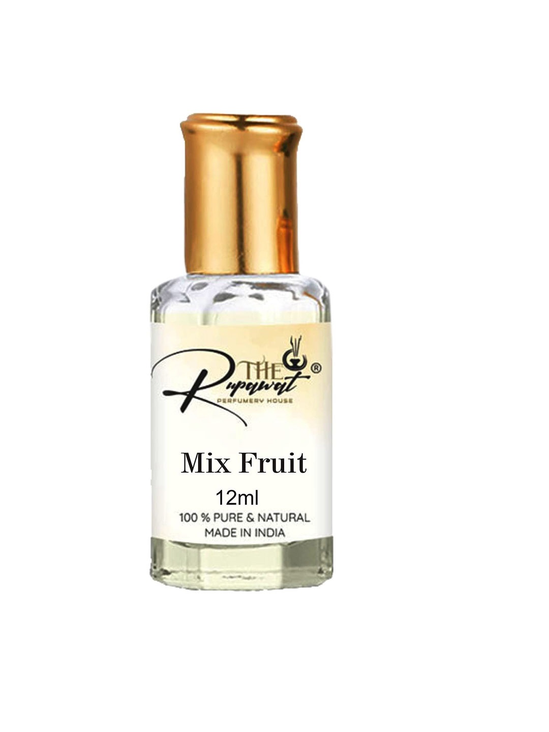 

THE RUPAWAT Perfumery House Mix Fruit_N Natural & Alcohol Free Attar - 12 ml, Transparent