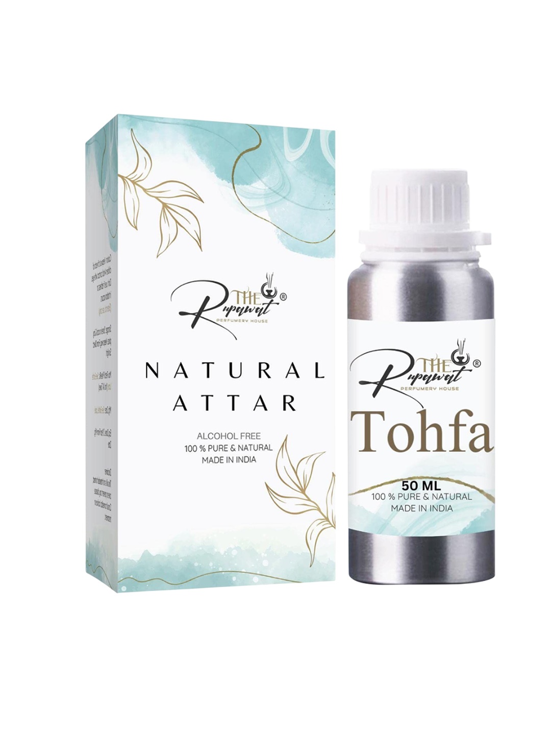 

THE RUPAWAT Perfumery House Tohfa Natural & Alcohol Free Attar - 50 ml, Transparent