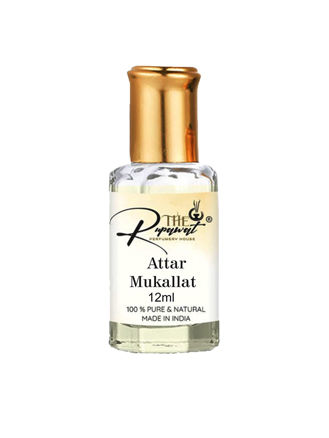 

THE RUPAWAT Perfumery House Mukallat Natural & Alcohol-Free Attar - 12 ml, Transparent