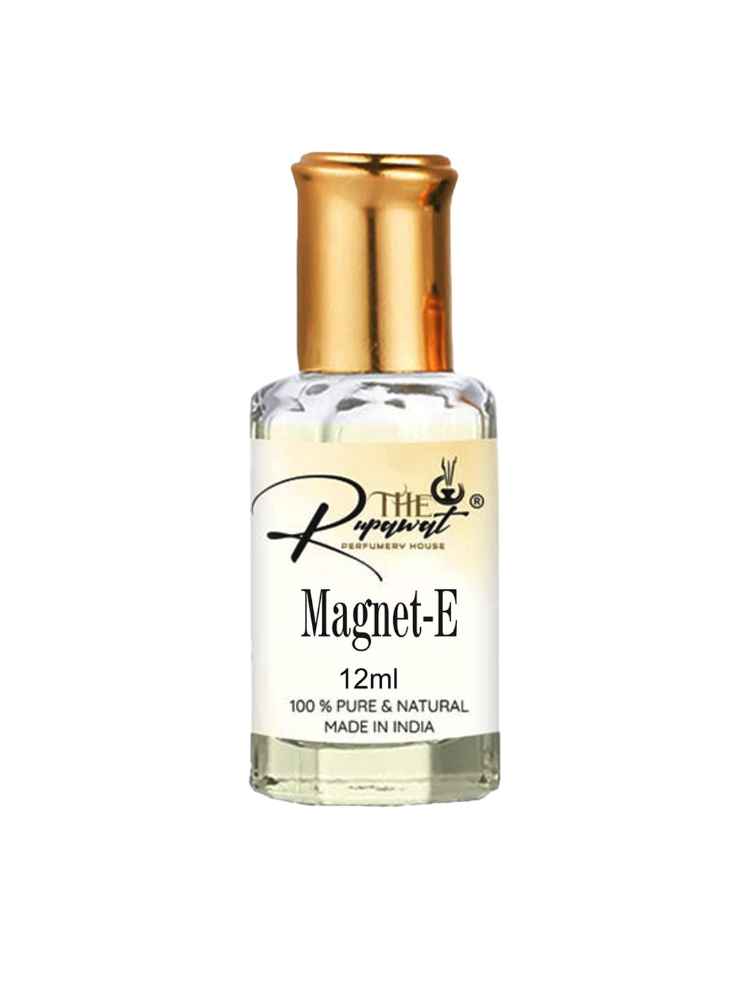 

THE RUPAWAT Perfumery House Magnet-E Natural & Alcohol-Free Attar - 12 ml, Transparent