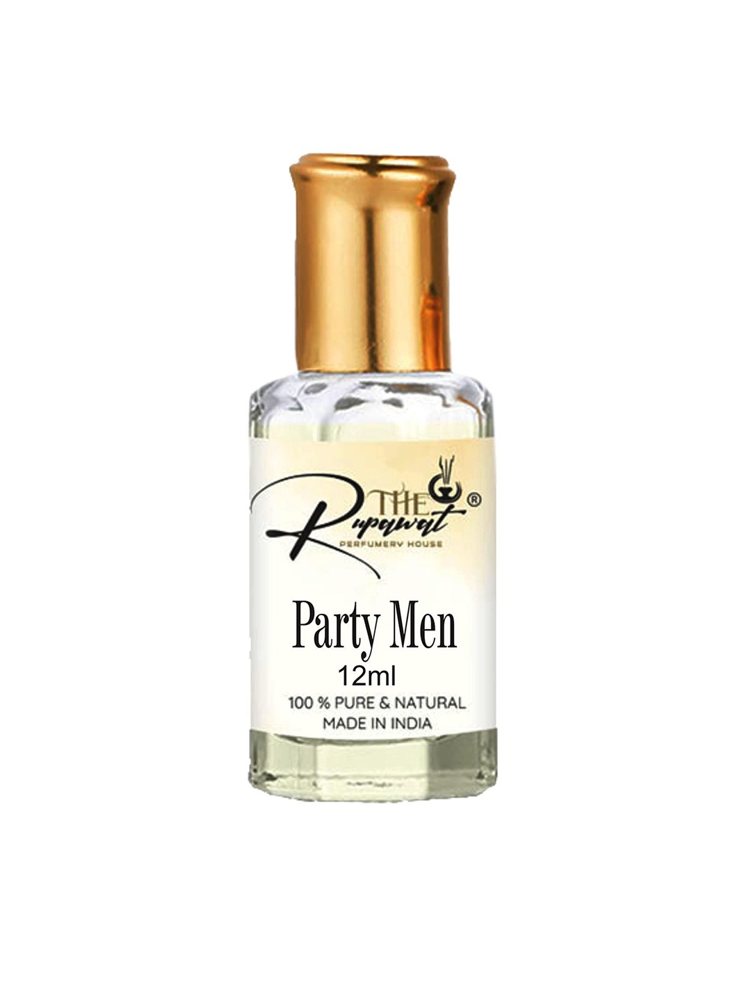 

THE RUPAWAT Perfumery House Party Men Natural & Alcohol Free Attar - 12 ml, Transparent