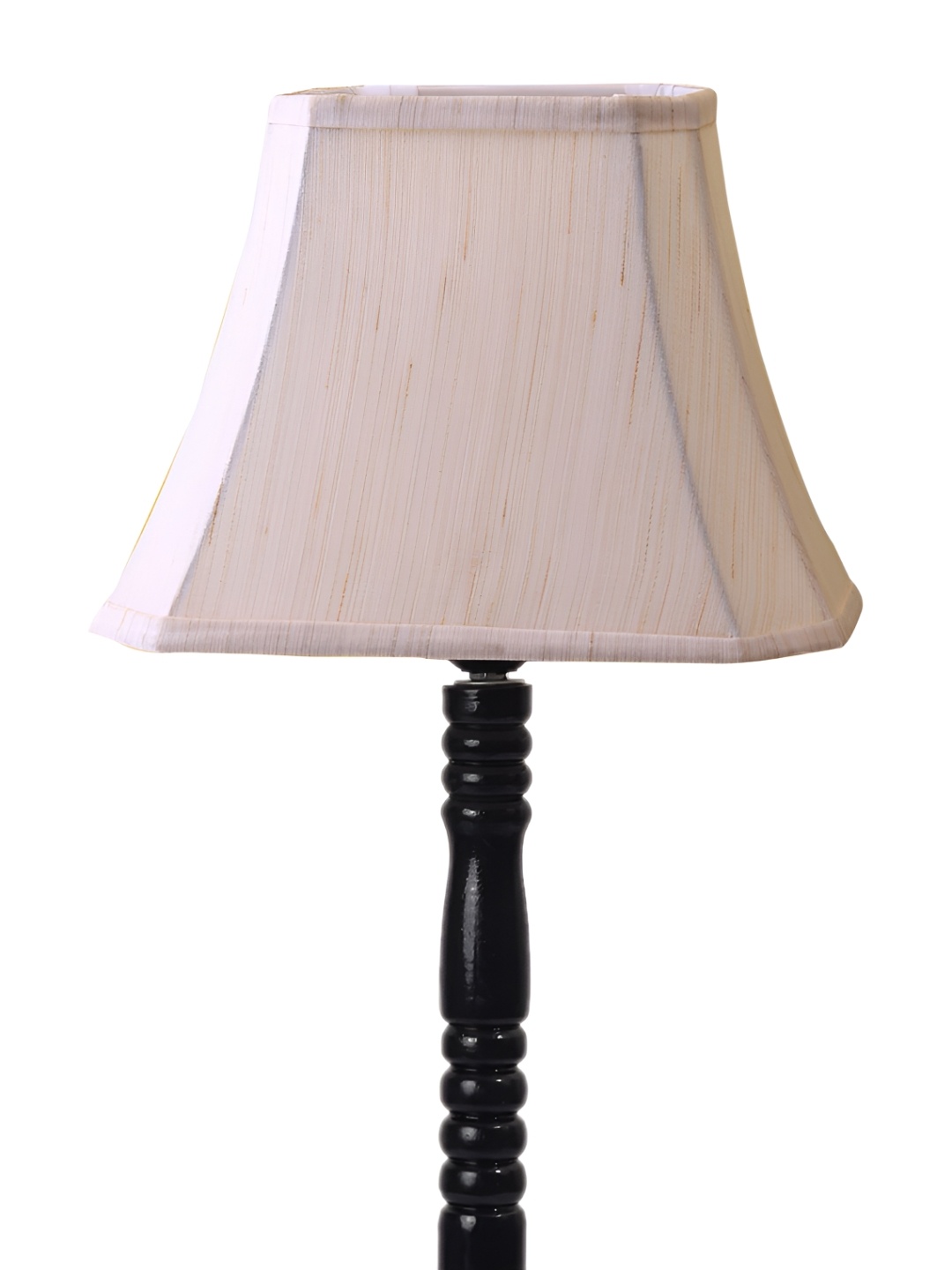 

Aura Off White Wood Traditional Abstract Shaped Table Lamp