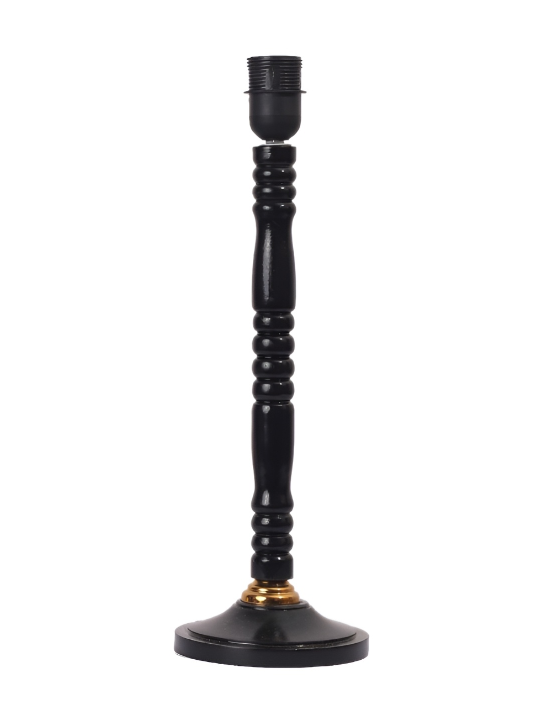 

Aura Yellow Wood Traditional Bell Shaped Table Lamp