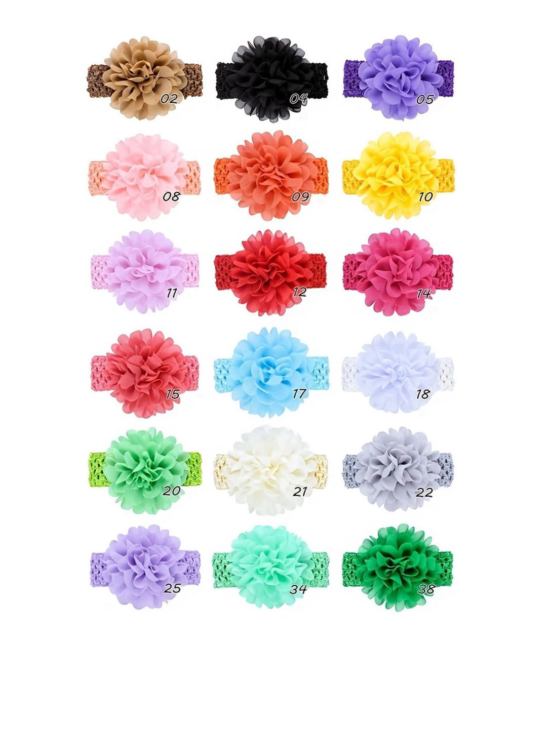 

LYTIX Girls Set of 2 Floral Hairband, Assorted