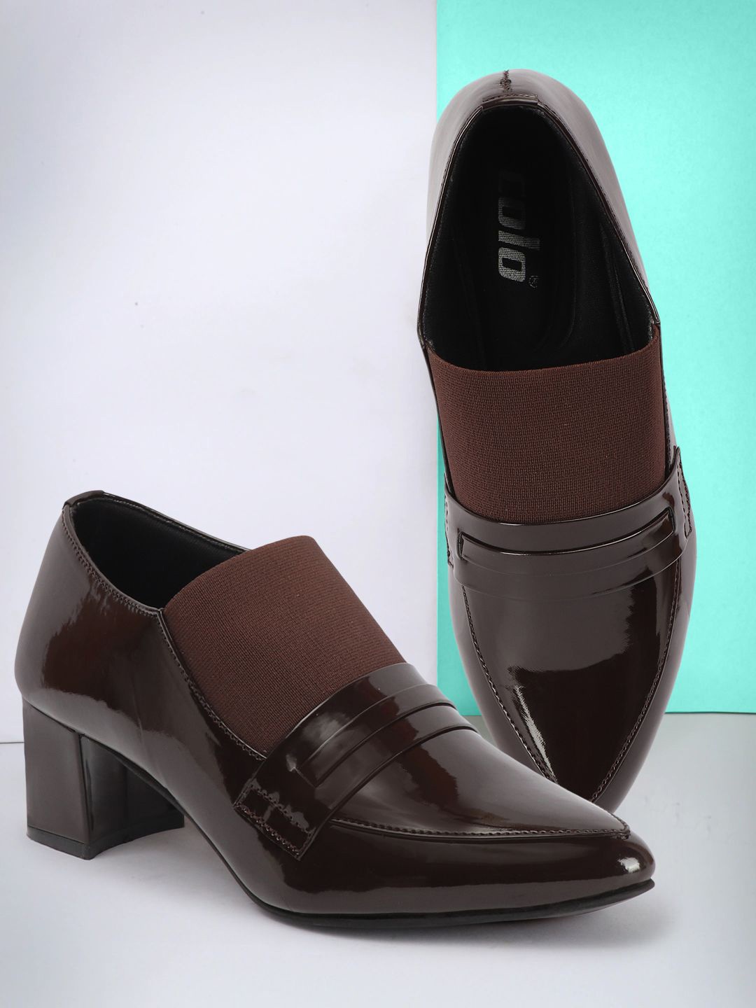 

Colo Block Pumps, Brown