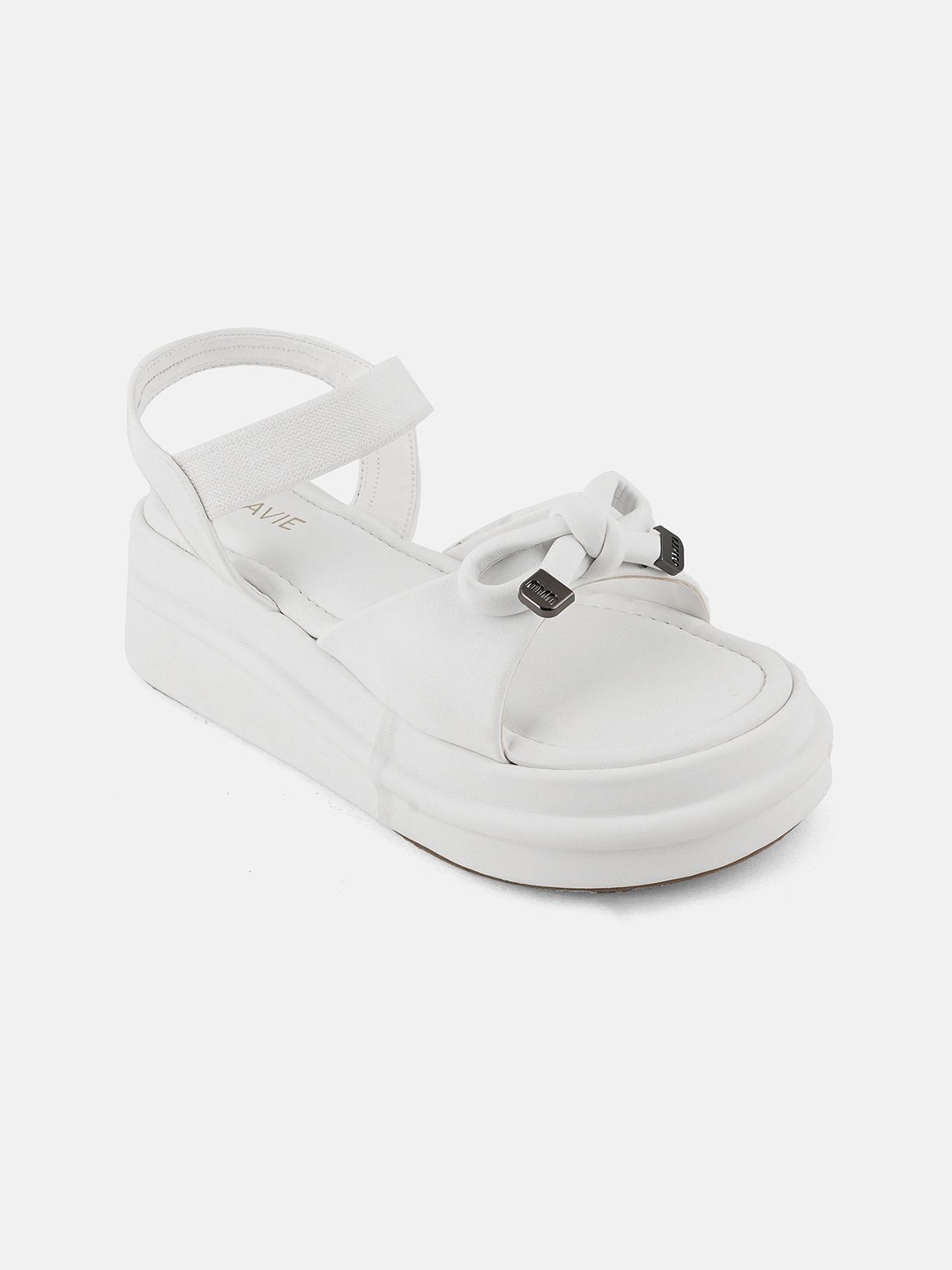 

Lavie Platform Sandals with Bows, White