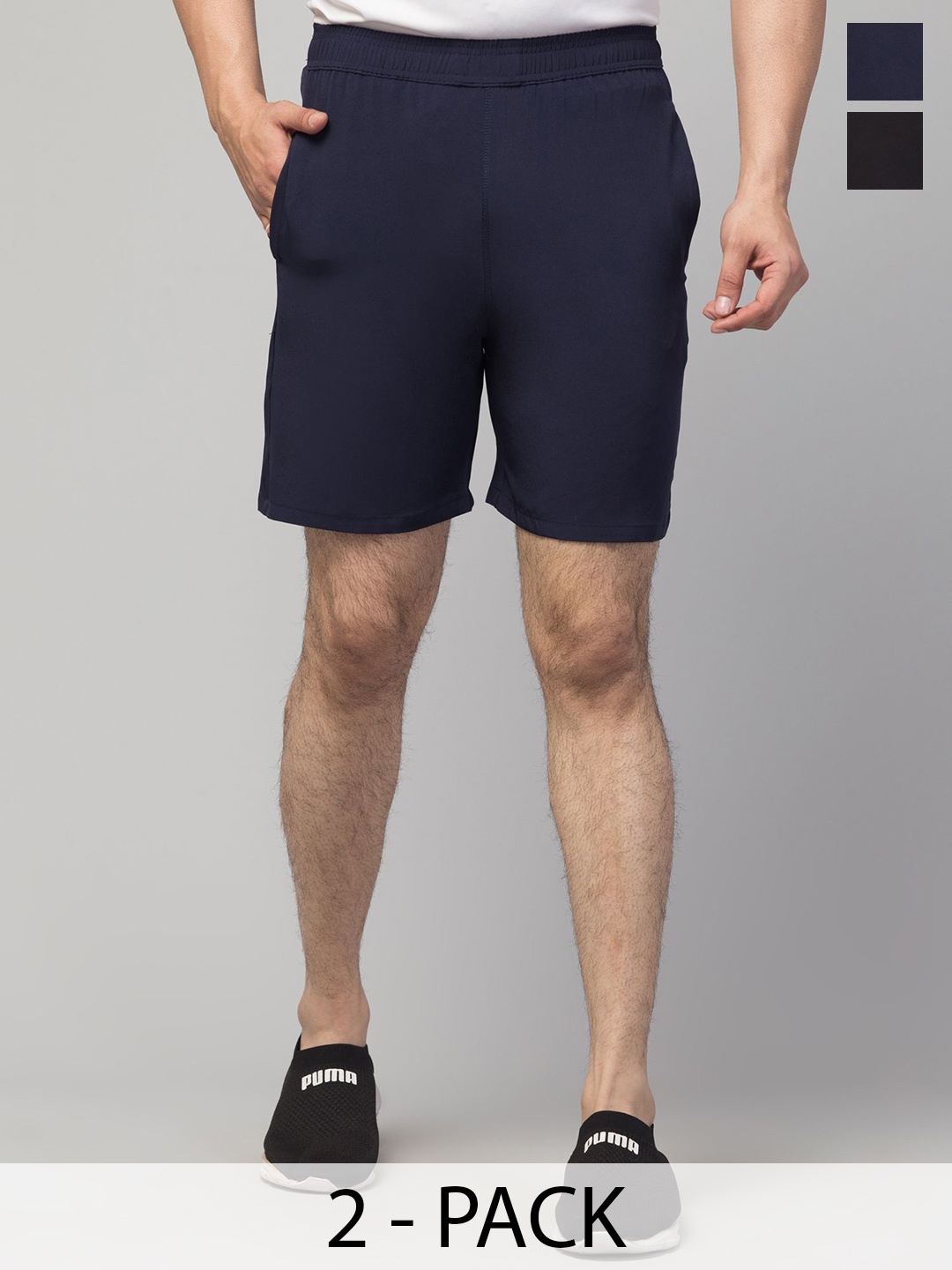

HIRRUX Men Running Sports Shorts, Grey