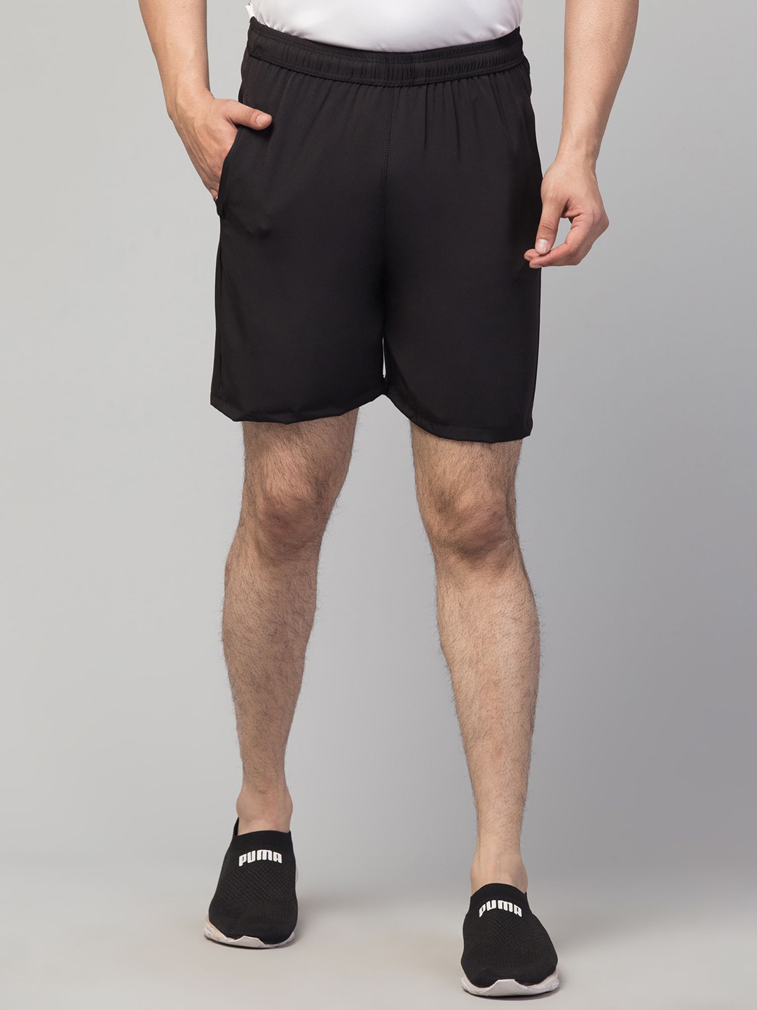 

HIRRUX Men Running Sports Shorts, Black