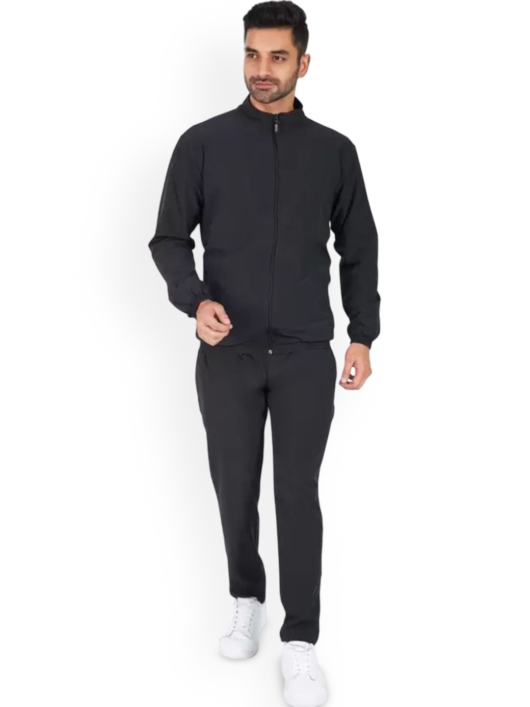 

DRAXSTAR Men Winter Double Layer Tracksuit, Black