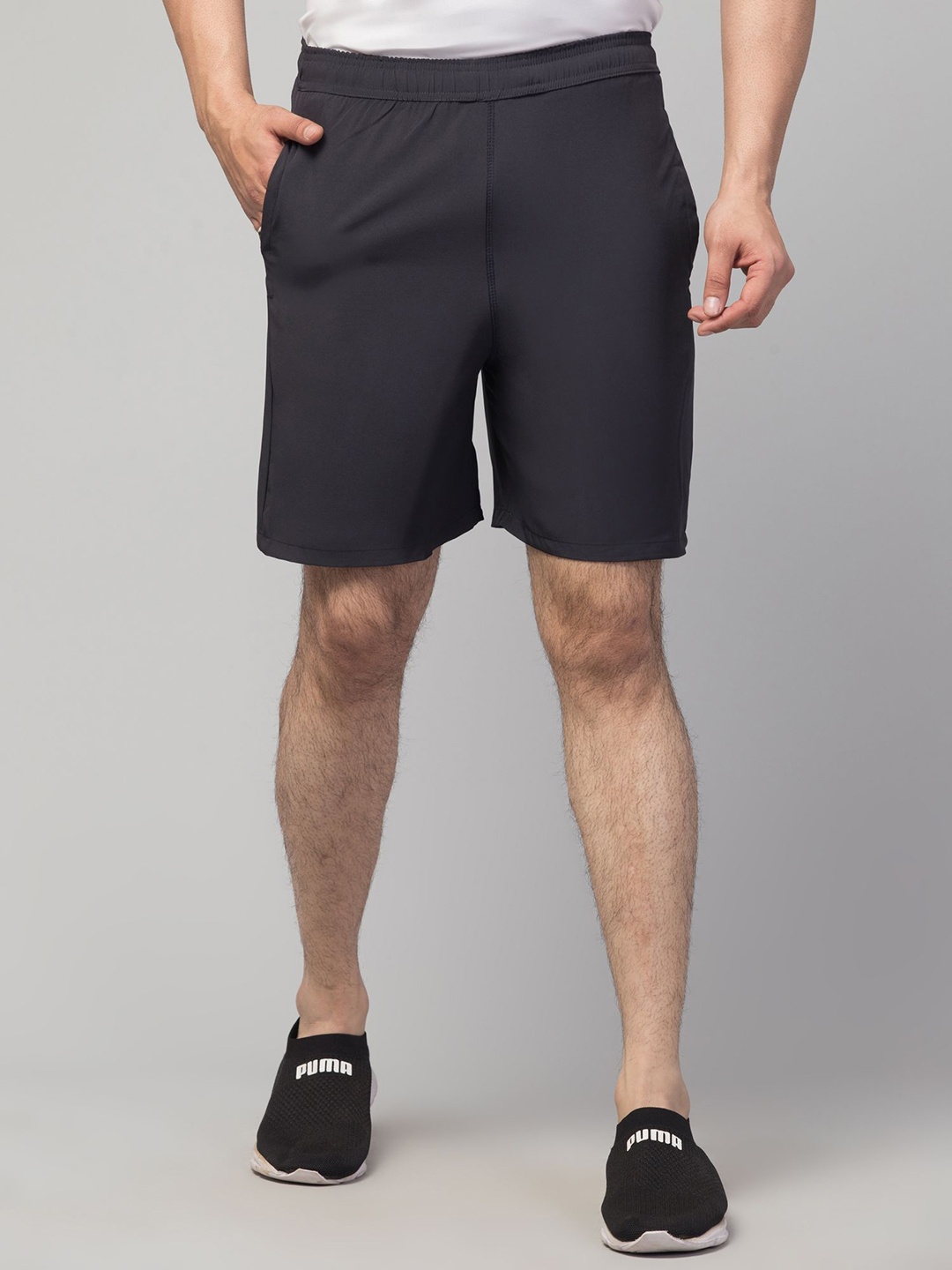 

Apraa & Parma Men Running Sports Shorts, Grey