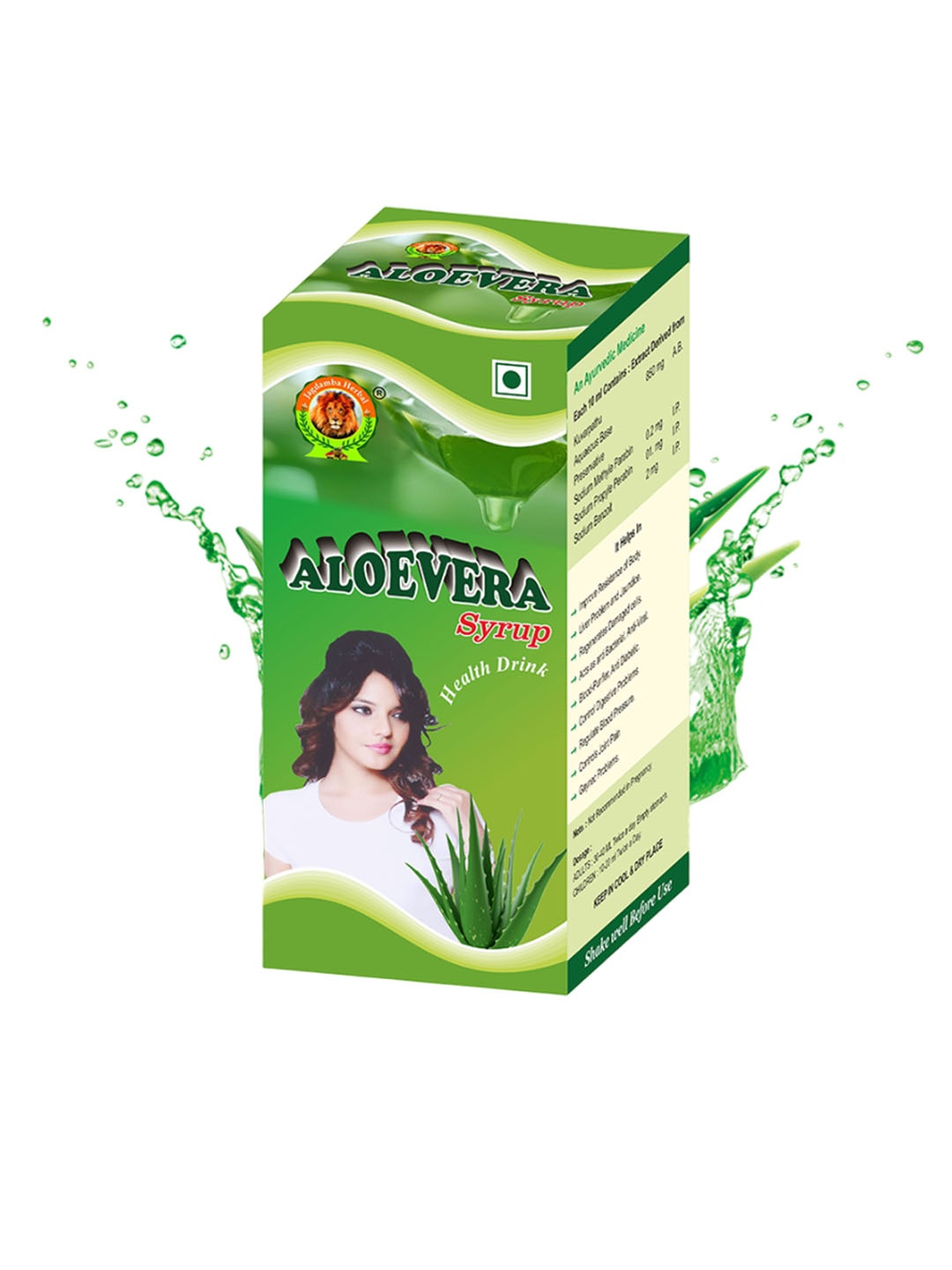 

Jagdamba Herbal Aloevera Juice - 500 ml, Brown