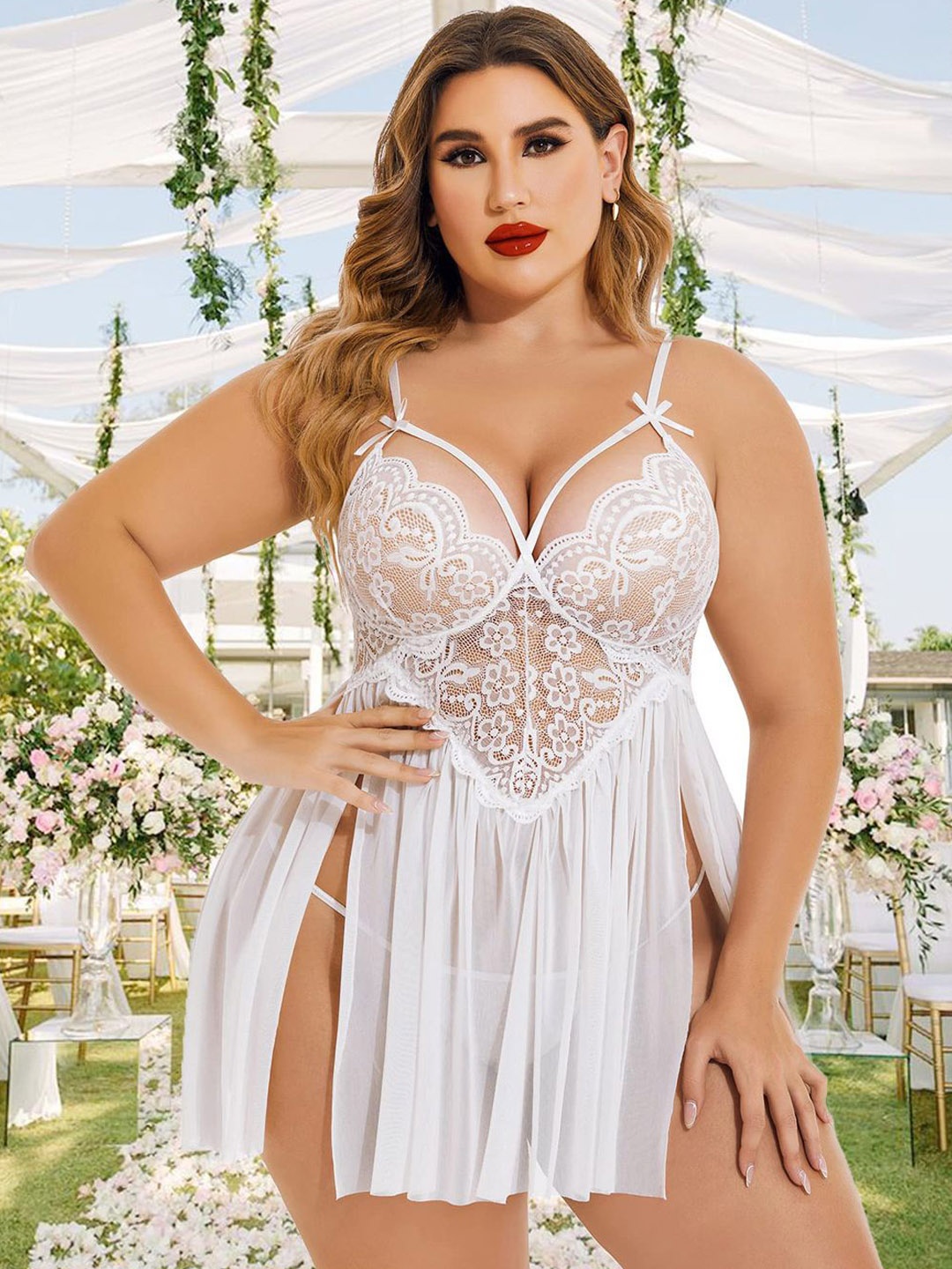 

Beera Baby Doll, White