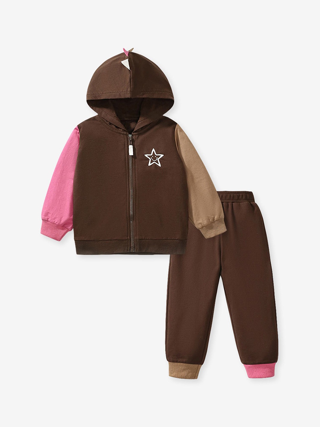 

LULU & SKY Unisex Kids Night suit, Brown