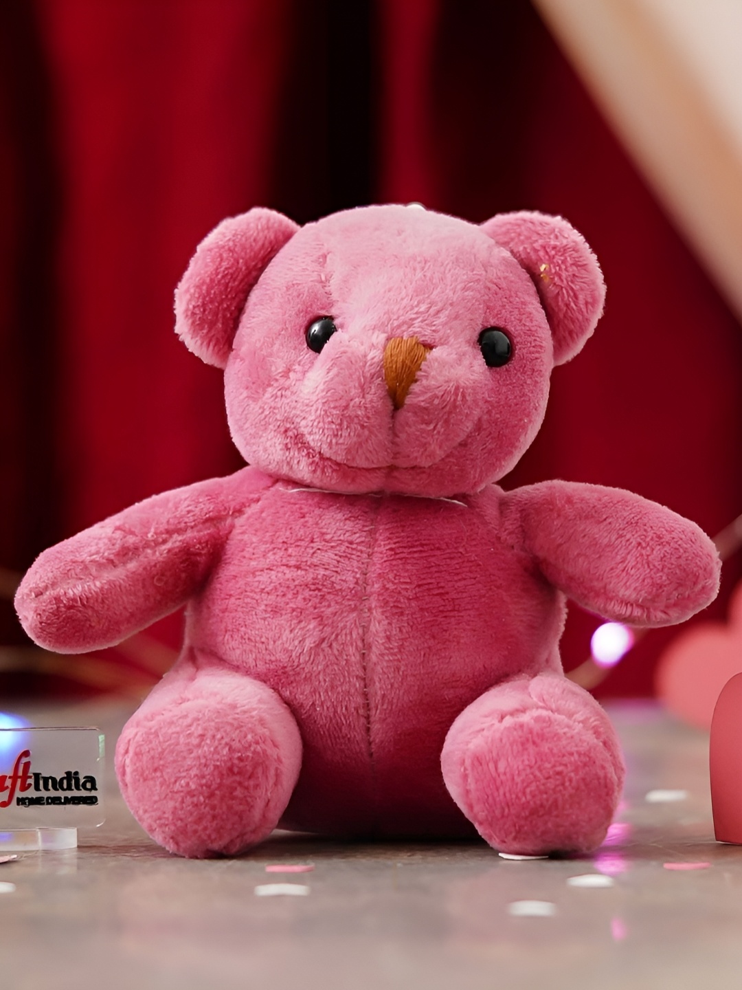 

eCraftIndia Pink Teddy Bear Soft Toys & Dolls