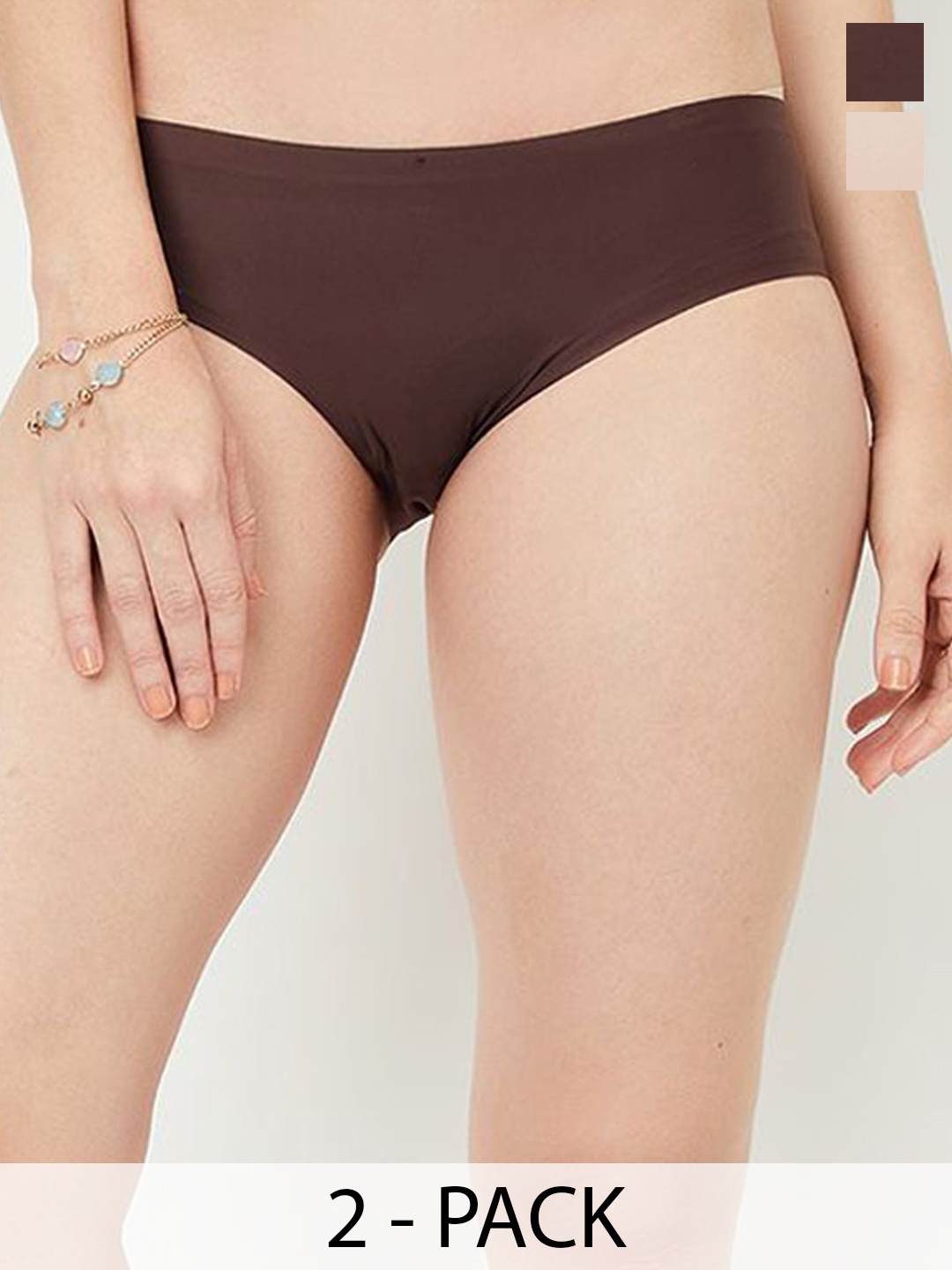 

max Pack Of 2 Basic Briefs 1000014349435, Brown
