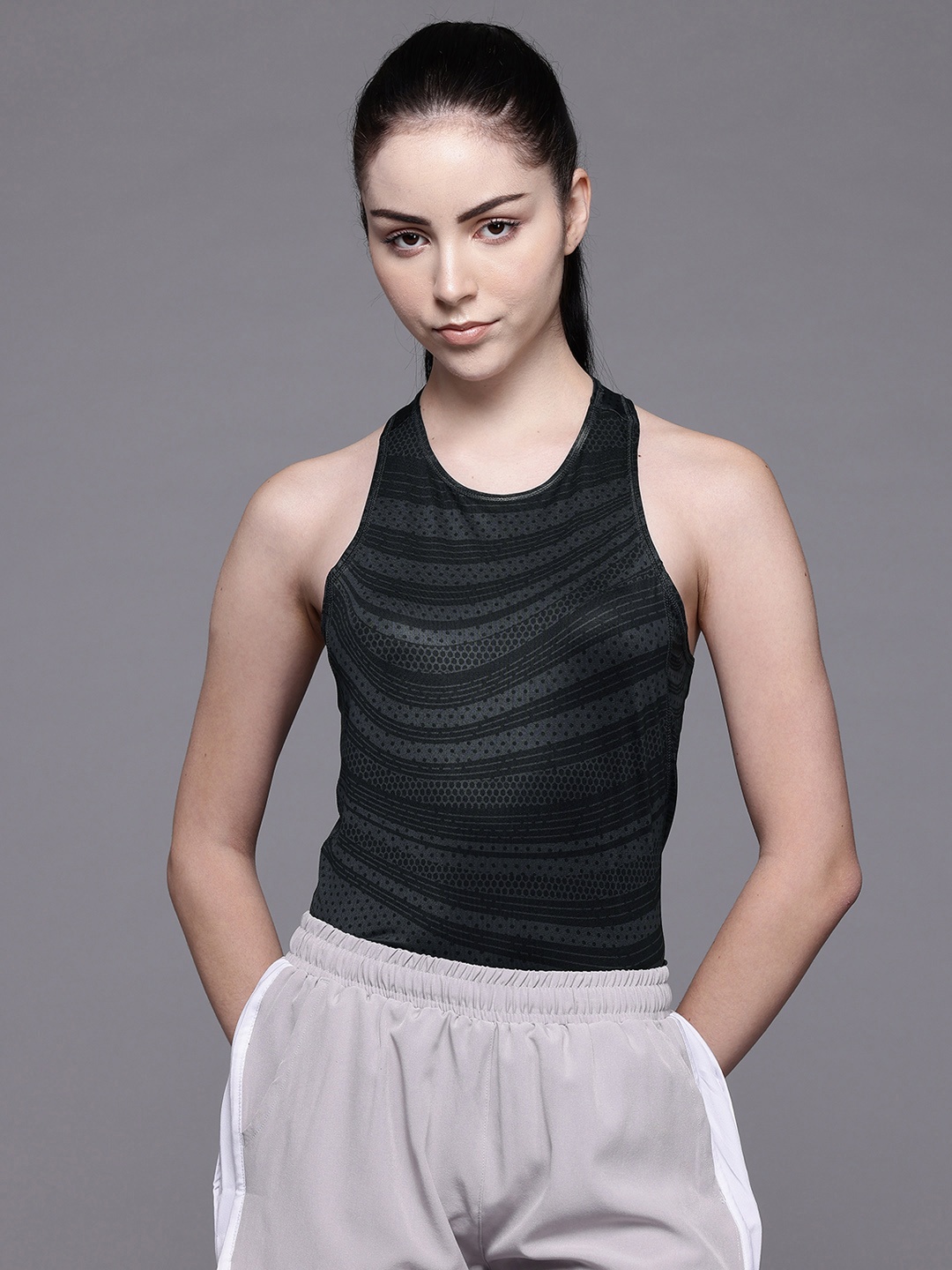

ADIDAS Printed Club Tank Top, Black