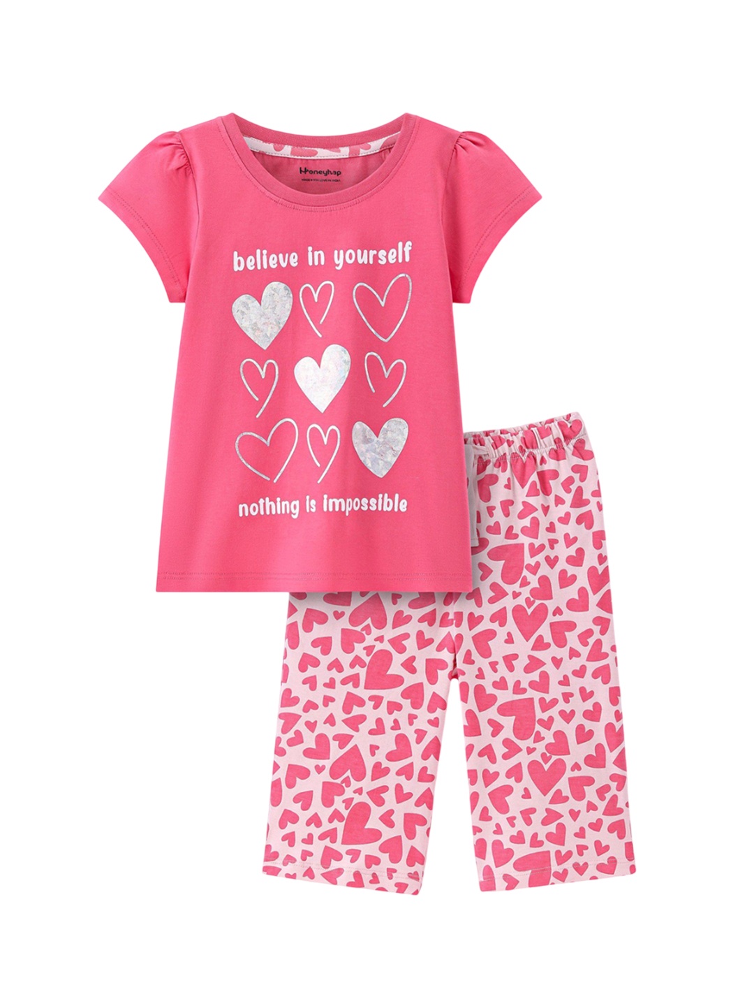 

Honeyhap Girls Night suit, Pink